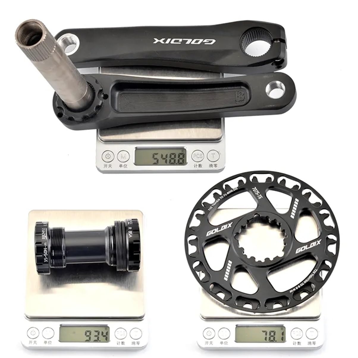 Amazon.co.jp: キッズ折りたたみ自転車クランクセットアルミ合金中空一